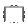 Cover - 1528432600 Push Button Cover Grey Main Sw [Electrolux Aeg]